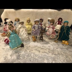 Vintage RARE Danbury mint storybook doll collection -set of 12